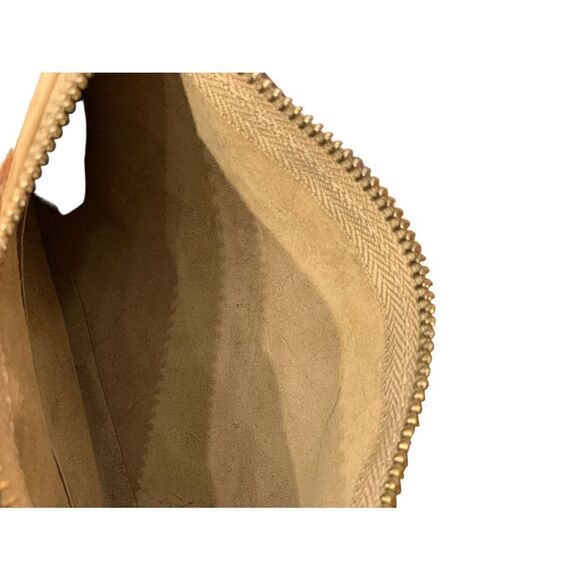 Etienne Aigner Suede Leather Moda Fringe Pouch - Picture 4 of 4